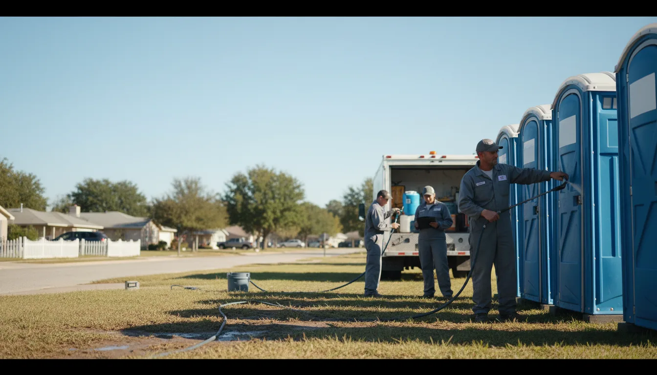 Long-Term Portable Toilet Rental in Gladewater, TX near me